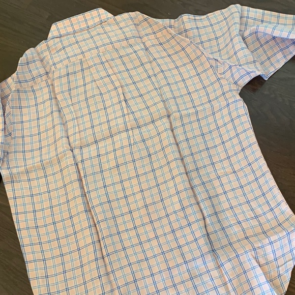 "DATTI Roma" Men's long sleeves woven linen plaid shirt - Picture 7 of 8